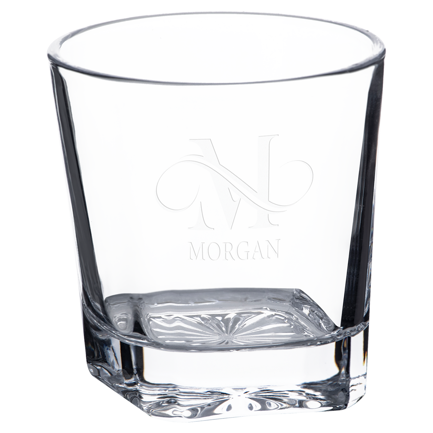 Bulk Custom Engraved - Polar Camel 750ml Square Glass Decanter Set with Four Glasses in a Black Gift Box - Bulk Engraving