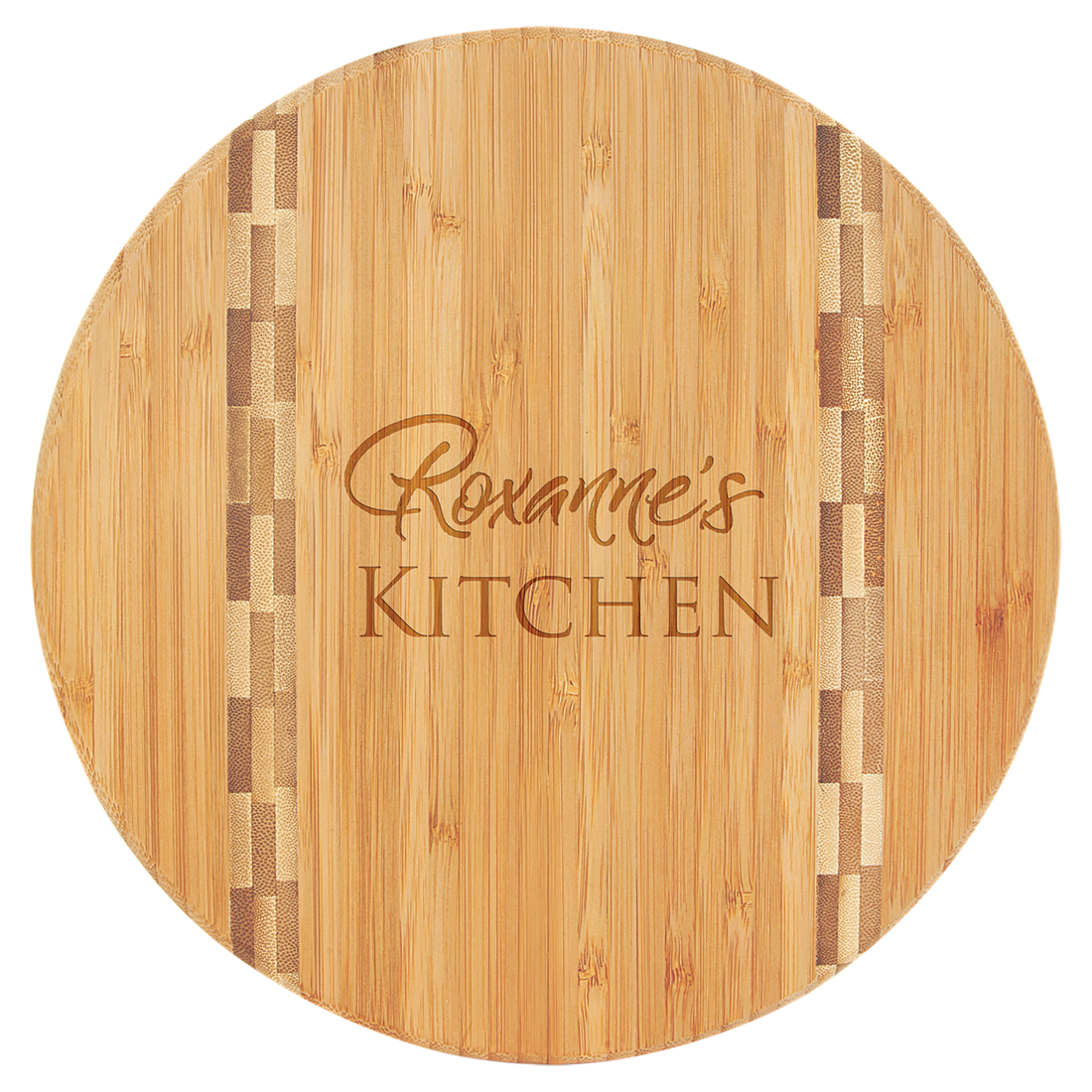 Bamboo Cutting Boards With Butcher Block Inlay