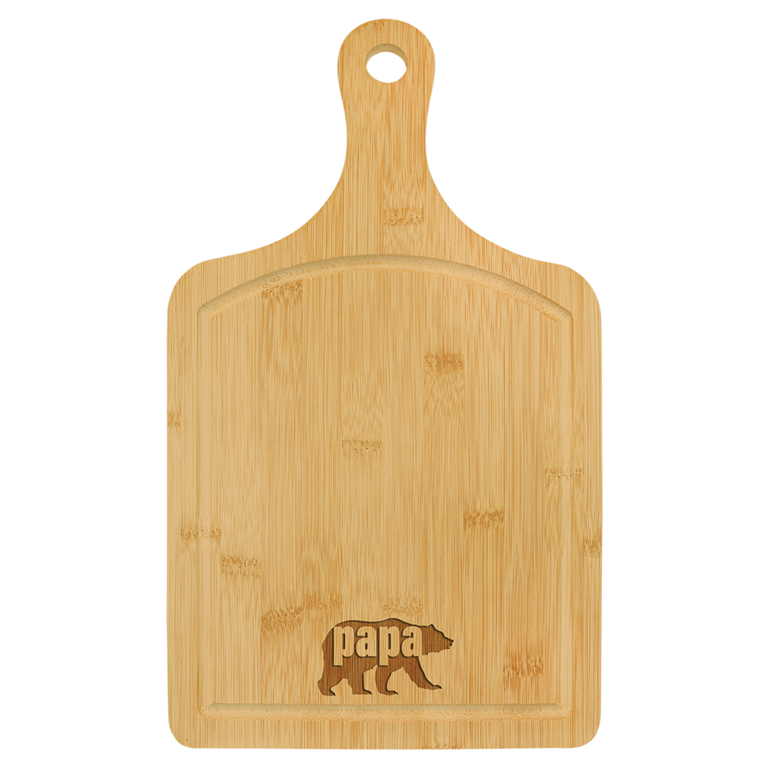 Paddle Shaped Bamboo Cutting Boards - Bulk Engraving