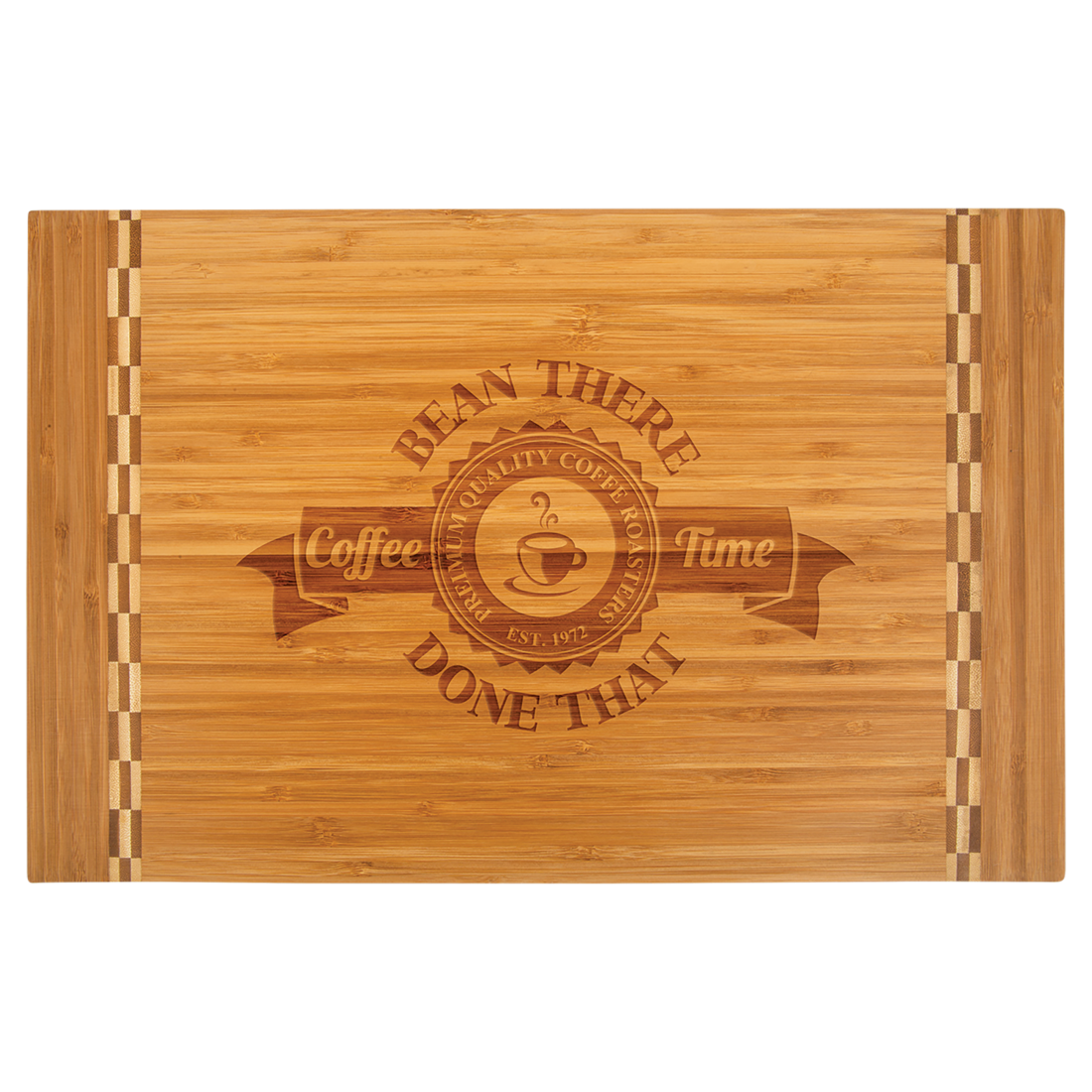 Bamboo Cutting Boards With Butcher Block Inlay