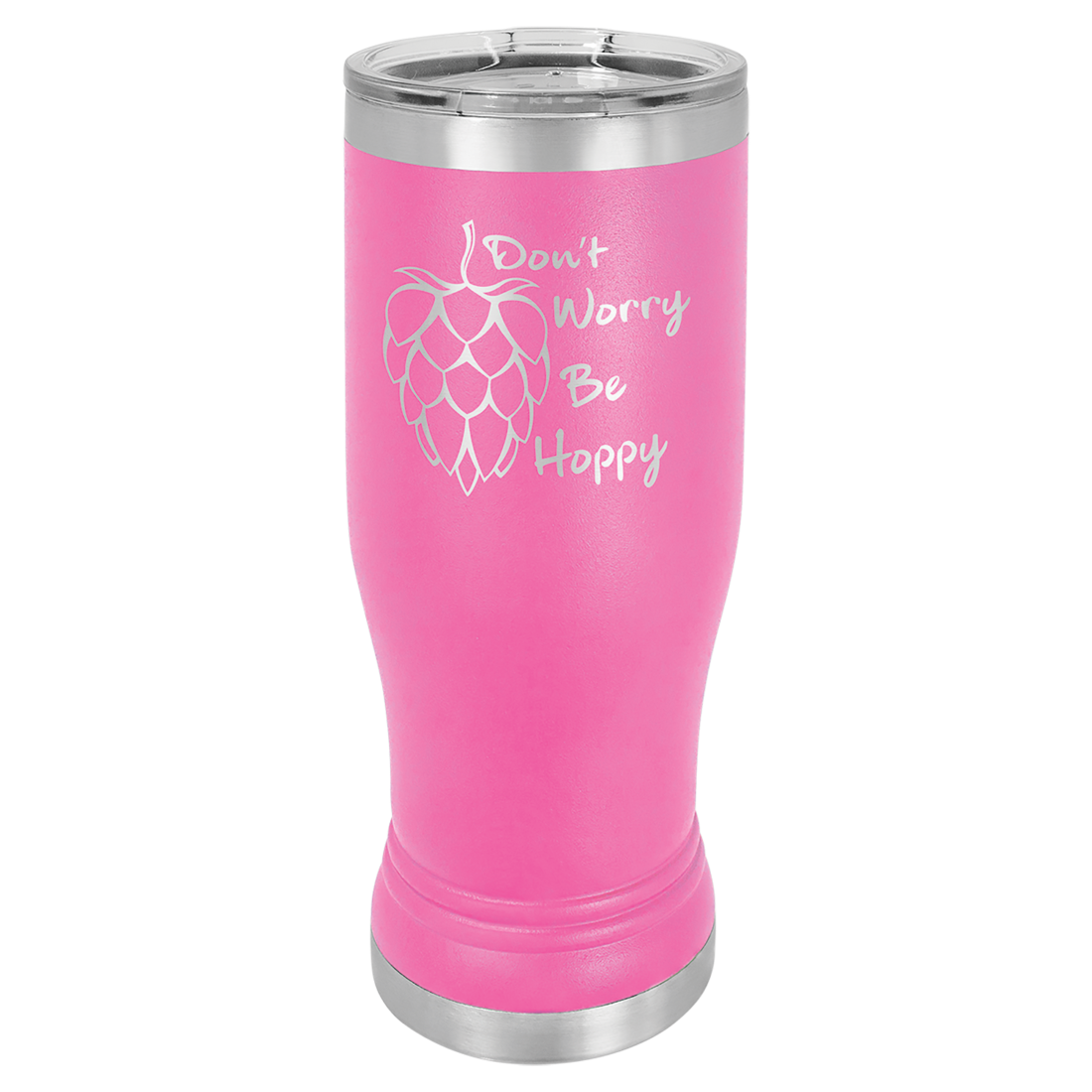 Bulk Custom Engraved - Polar Camel 20 oz. Pilsner Vacuum Insulated Ringneck Tumbler with Clear Lid - Bulk Engraving