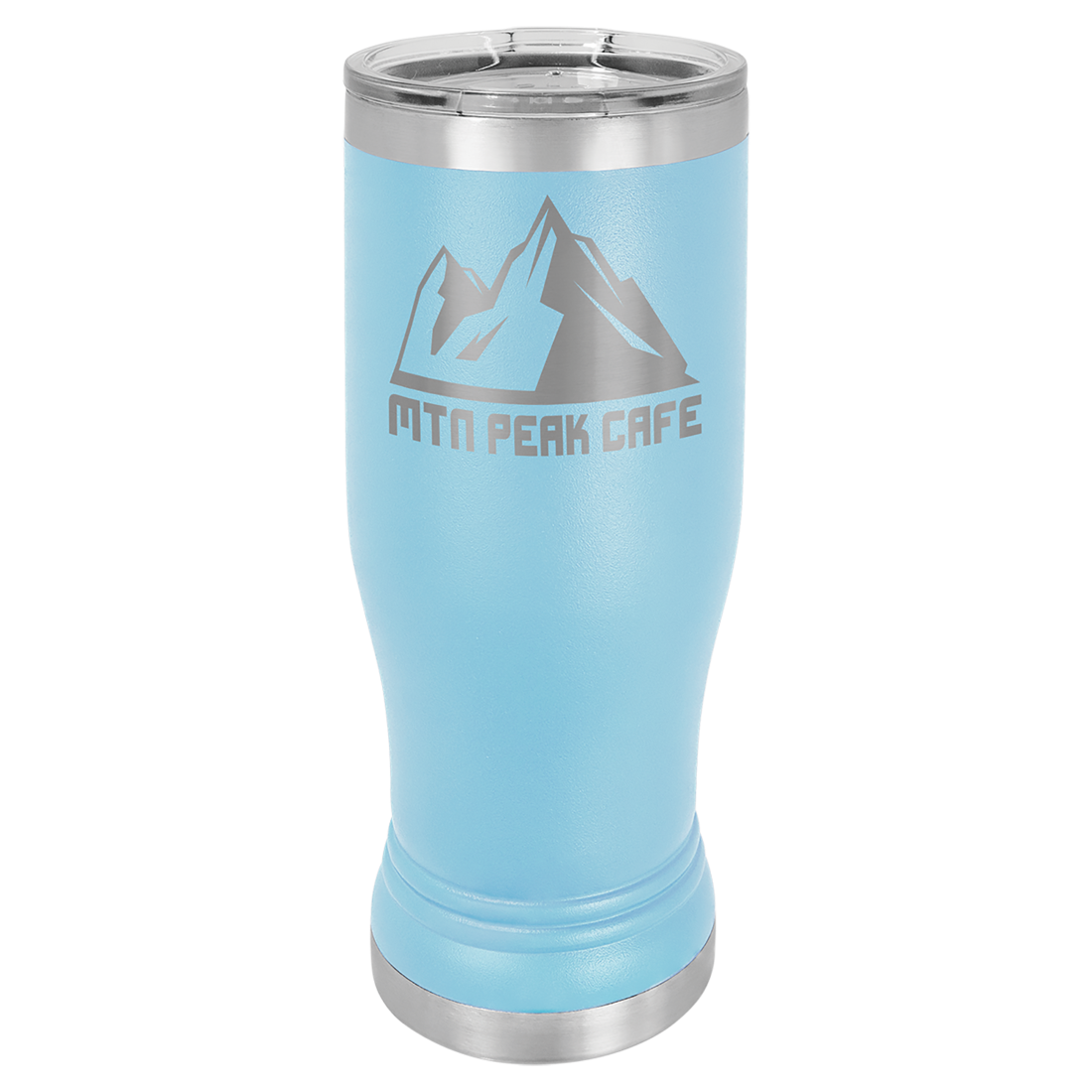 Bulk Custom Engraved - Polar Camel 20 oz. Pilsner Vacuum Insulated Ringneck Tumbler with Clear Lid - Bulk Engraving