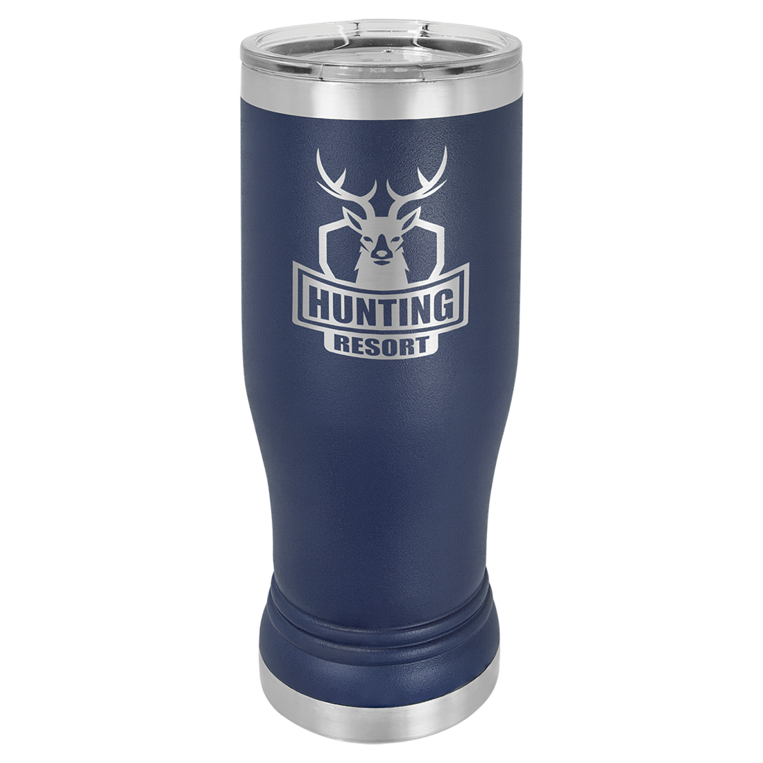 Bulk Custom Engraved - Polar Camel 20 oz. Pilsner Vacuum Insulated Ringneck Tumbler with Clear Lid - Bulk Engraving