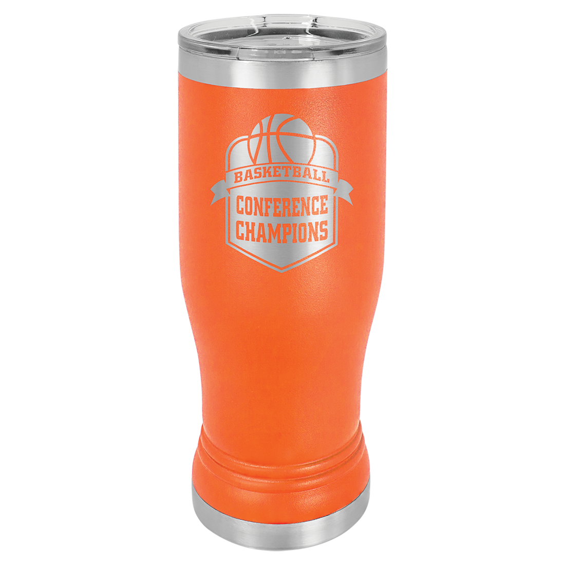 Bulk Custom Engraved - Polar Camel 14 oz. Pilsner Vacuum Insulated Ringneck Tumbler with Clear Lid - Bulk Engraving
