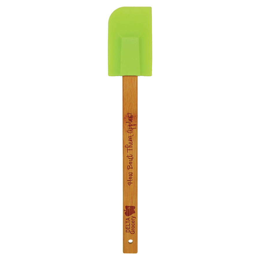 11 3/4" Silicone Spatula with Bamboo Handle