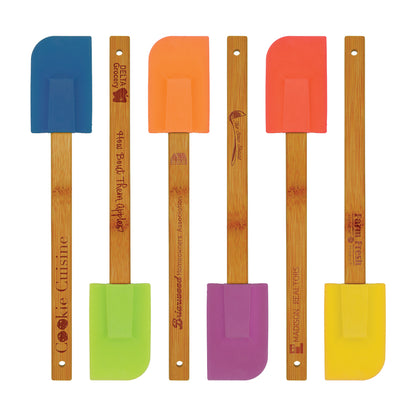 11 3/4" Silicone Spatula with Bamboo Handle