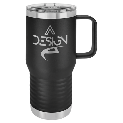 Bulk Custom Engraved - Polar Camel 20 oz. Travel Mug - Vacuum Insulated with Slider Lid - Bulk Engraving