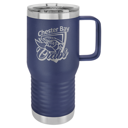 Bulk Custom Engraved - Polar Camel 20 oz. Travel Mug - Vacuum Insulated with Slider Lid - Bulk Engraving