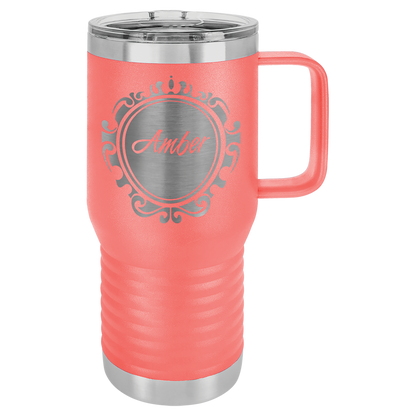 Bulk Custom Engraved - Polar Camel 20 oz. Travel Mug - Vacuum Insulated with Slider Lid - Bulk Engraving