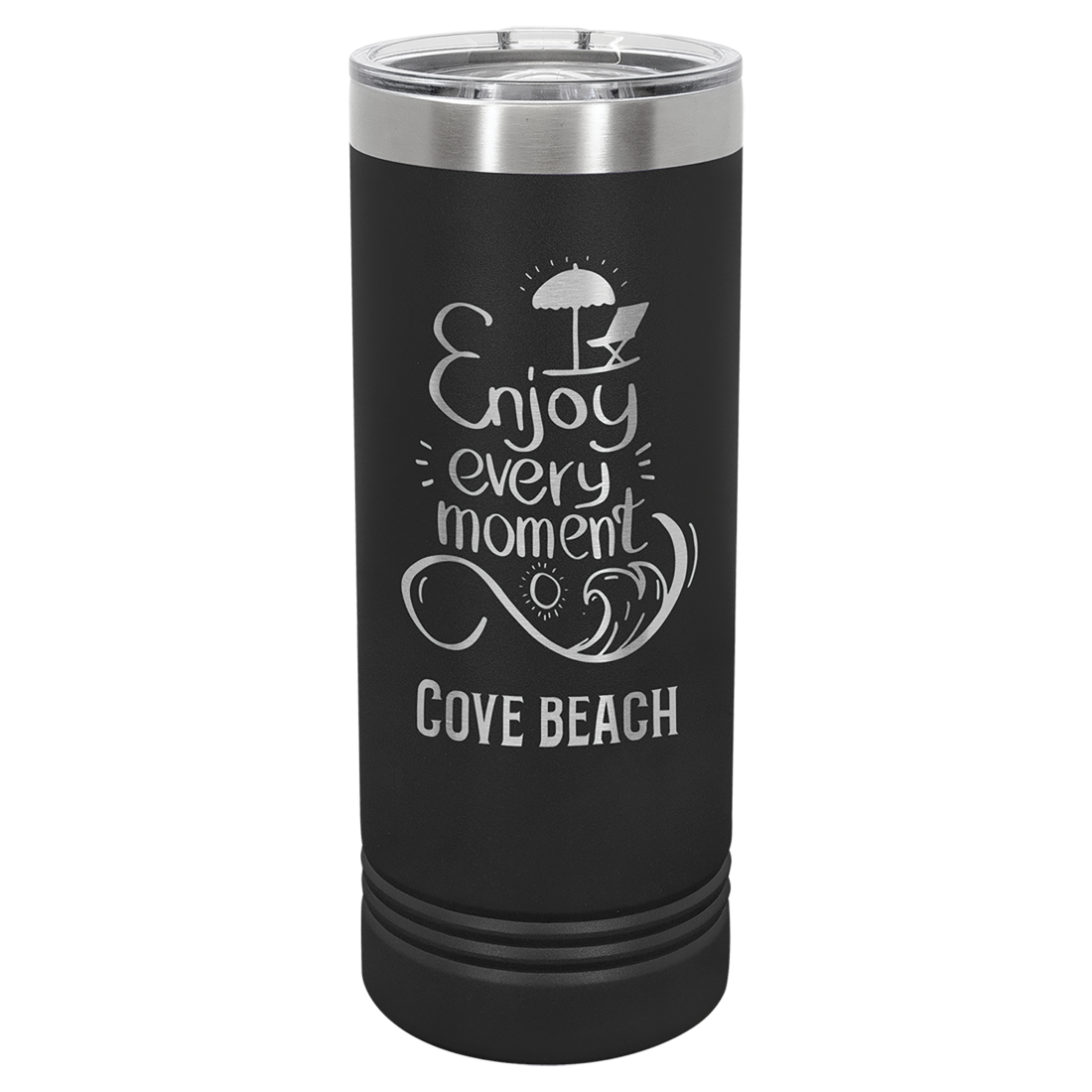 Bulk Custom Engraved - Polar Camel 22 oz. Skinny Tumbler with Slider Slider Lid - Bulk Engraving