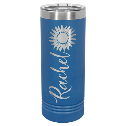 Bulk Custom Engraved - Polar Camel 22 oz. Skinny Tumbler with Slider Slider Lid - Bulk Engraving