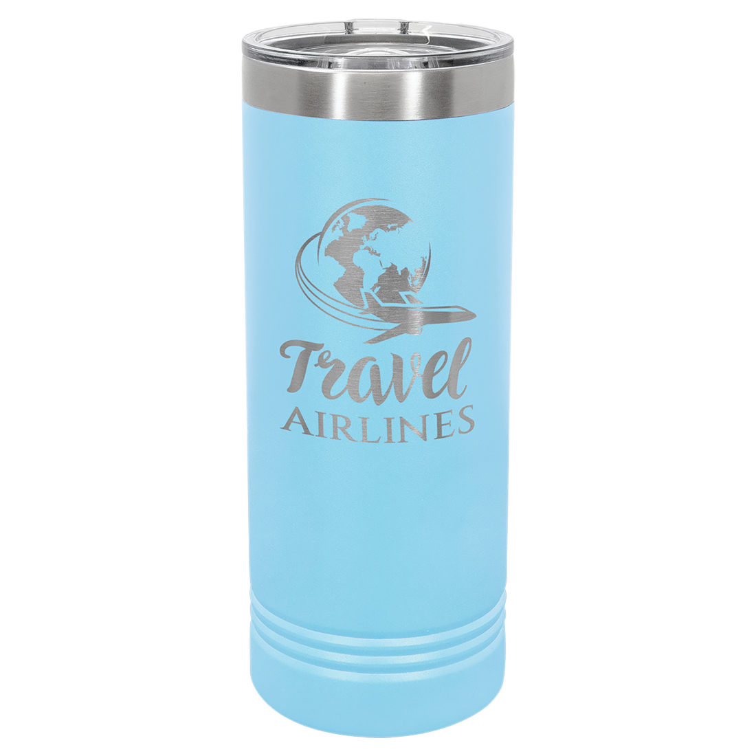 Bulk Custom Engraved - Polar Camel 22 oz. Skinny Tumbler with Slider Slider Lid - Bulk Engraving