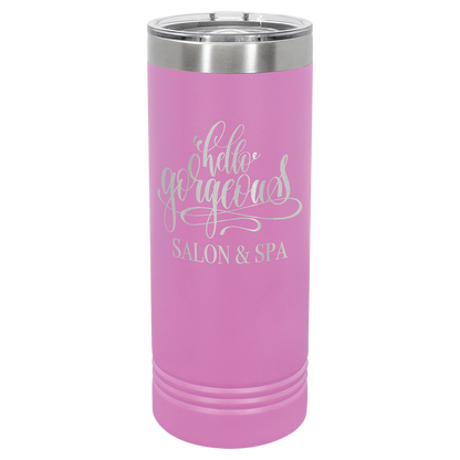 Bulk Custom Engraved - Polar Camel 22 oz. Skinny Tumbler with Slider Slider Lid - Bulk Engraving