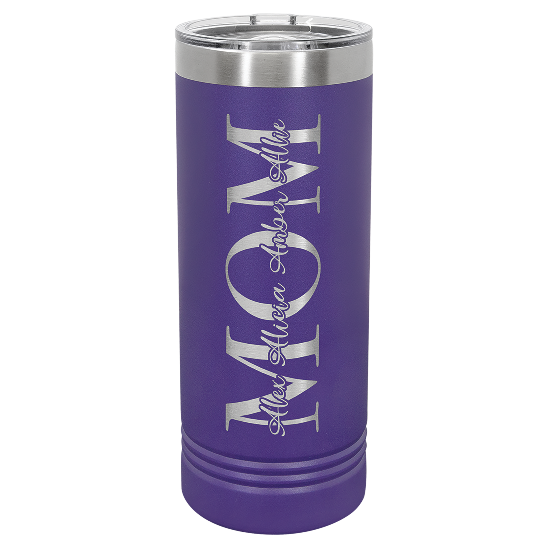 Bulk Custom Engraved - Polar Camel 22 oz. Skinny Tumbler with Slider Slider Lid - Bulk Engraving