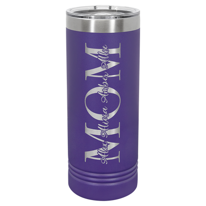 Bulk Custom Engraved - Polar Camel 22 oz. Skinny Tumbler with Slider Slider Lid - Bulk Engraving