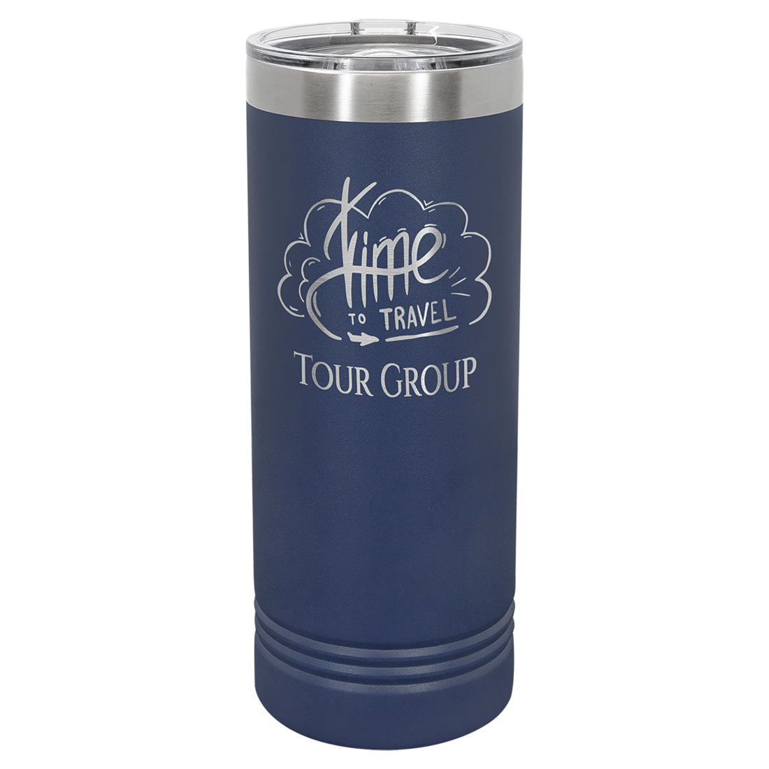 Bulk Custom Engraved - Polar Camel 22 oz. Skinny Tumbler with Slider Slider Lid - Bulk Engraving