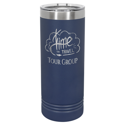 Bulk Custom Engraved - Polar Camel 22 oz. Skinny Tumbler with Slider Slider Lid - Bulk Engraving