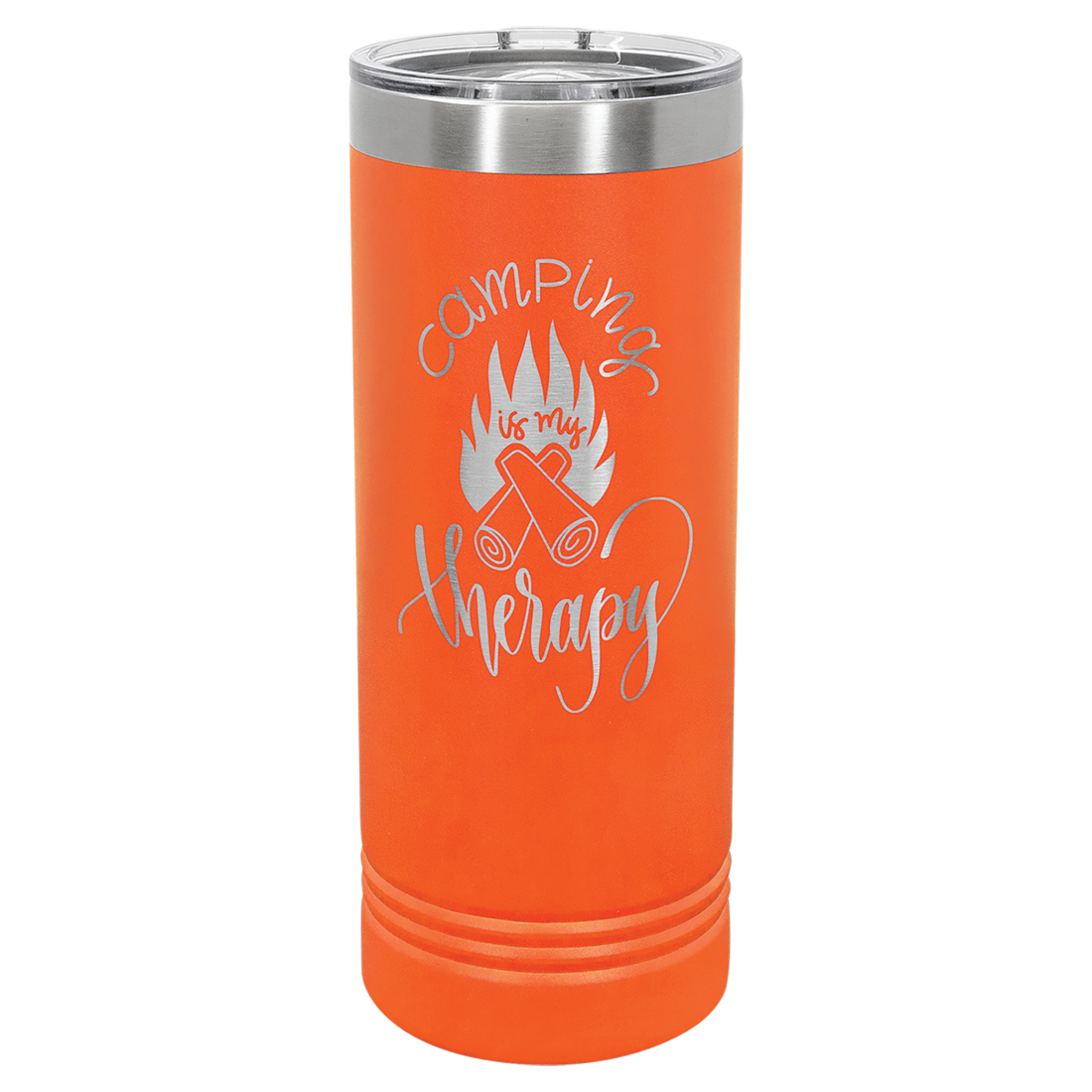 Bulk Custom Engraved - Polar Camel 22 oz. Skinny Tumbler with Slider Slider Lid - Bulk Engraving