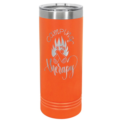 Bulk Custom Engraved - Polar Camel 22 oz. Skinny Tumbler with Slider Slider Lid - Bulk Engraving