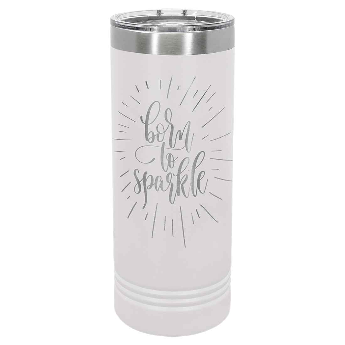 Bulk Custom Engraved - Polar Camel 22 oz. Skinny Tumbler with Slider Slider Lid - Bulk Engraving