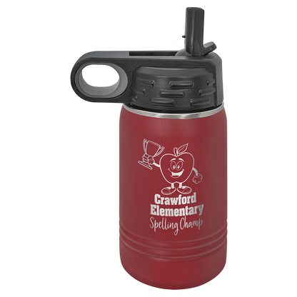 Bulk Custom Engraved - Polar Camel 12 oz Water Bottle - Bulk Engraving