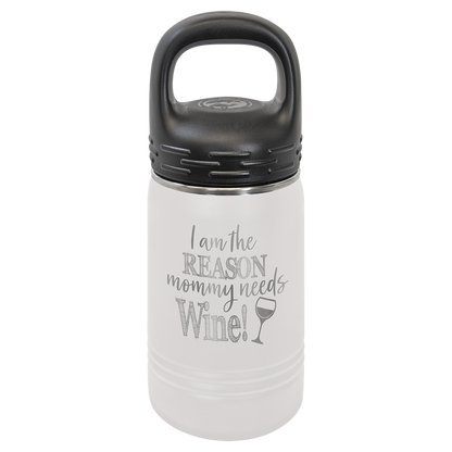 Bulk Custom Engraved - Polar Camel 12 oz Water Bottle - Bulk Engraving