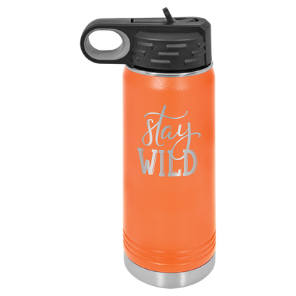 20 oz Water Bottle (1 Sided) (Color Set 2)