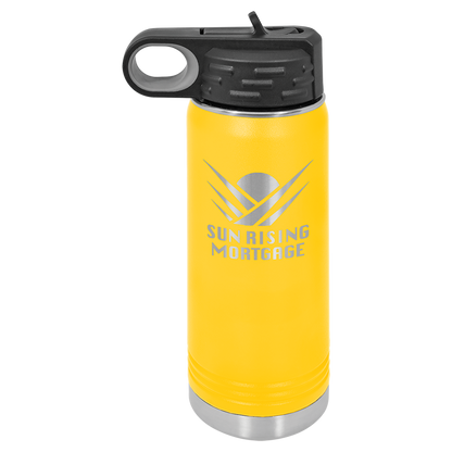 20 oz Water Bottle (1 Sided) (Color Set 2)