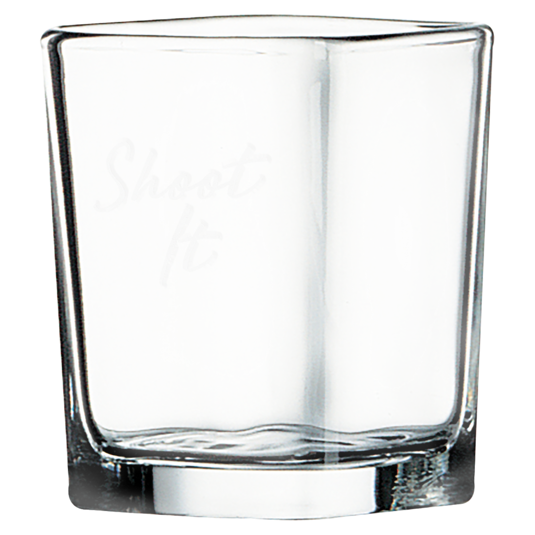 Bulk Custom Engraved - 2 1/4 oz. Square Shot Glass - Bulk Engraving