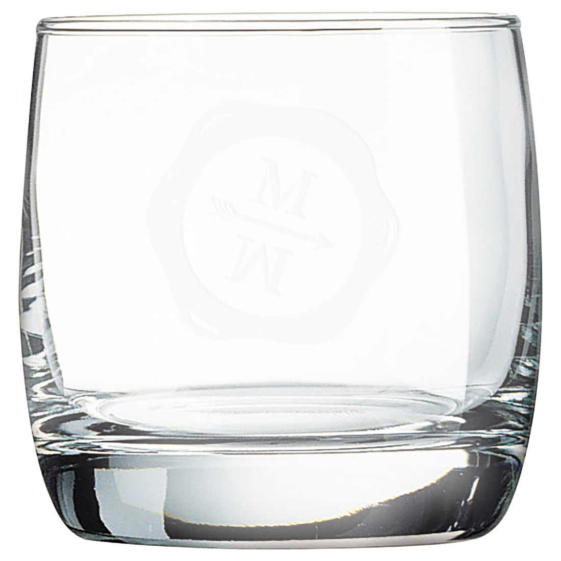 Bulk Custom Engraved - 10 oz. On the Rocks Glass - Bulk Engraving