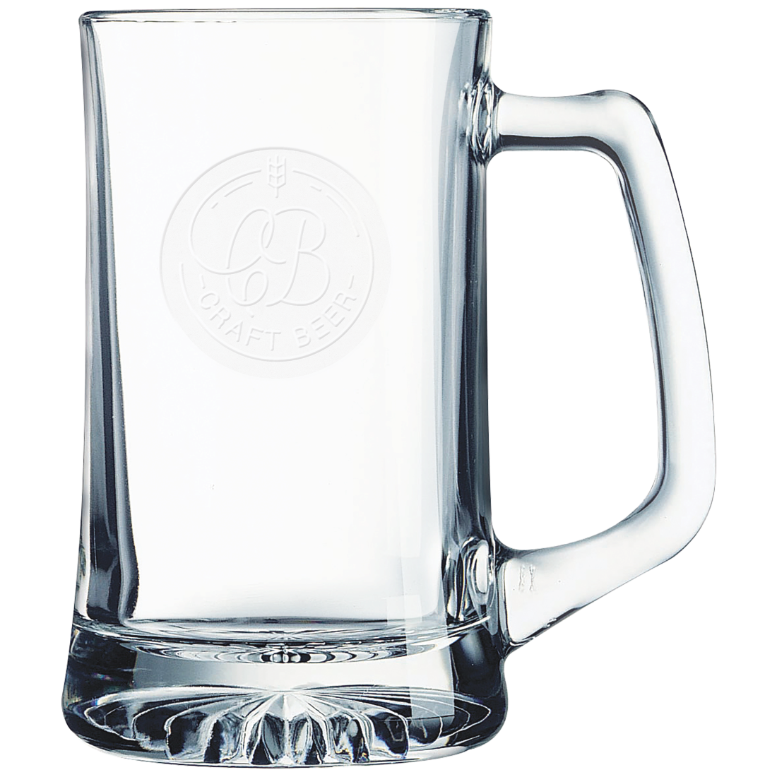 Bulk Custom Engraved - 14 oz. Beer Mug with Handle - Bulk Engraving